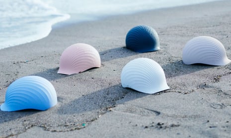 Shellmet hard hats created from waste scallop shells and eco-friendly plastic